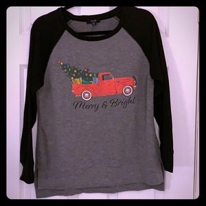 Long sleeve holiday t-shirt